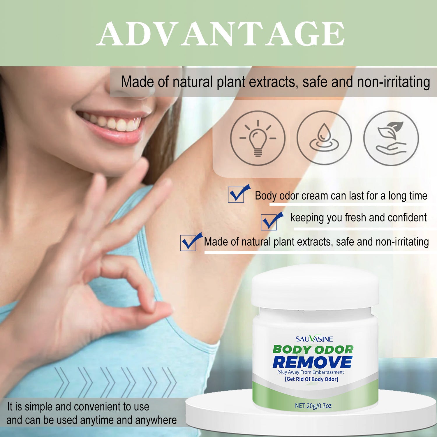 Body Odor Cream 20g