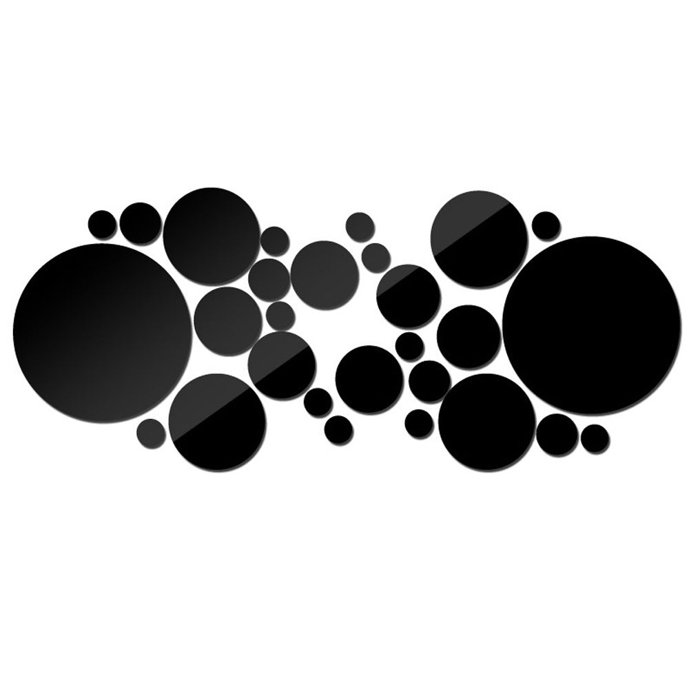 3D Acrylic Circle Wall Mirror
