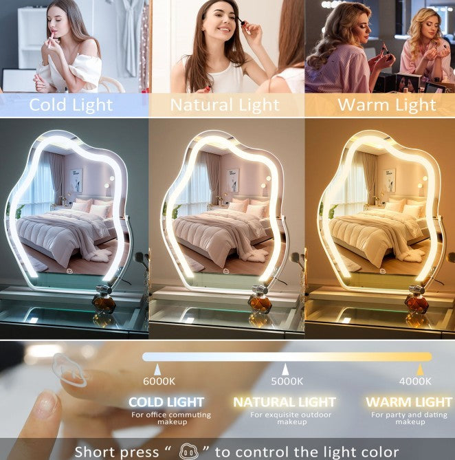 LED Vanity Cloud Wall Mirror